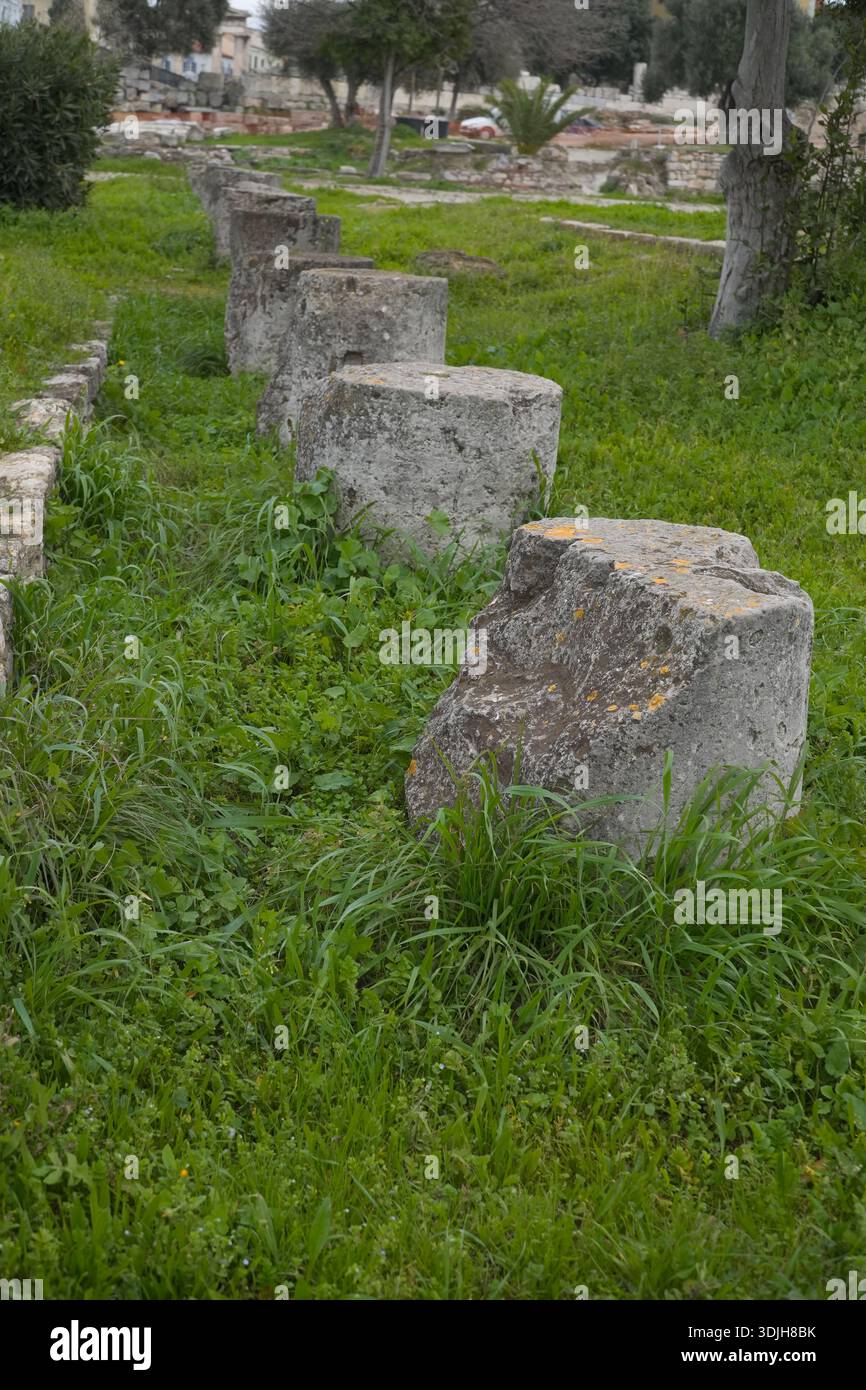 Column bases overgrown hi-res stock photography and images - Alamy