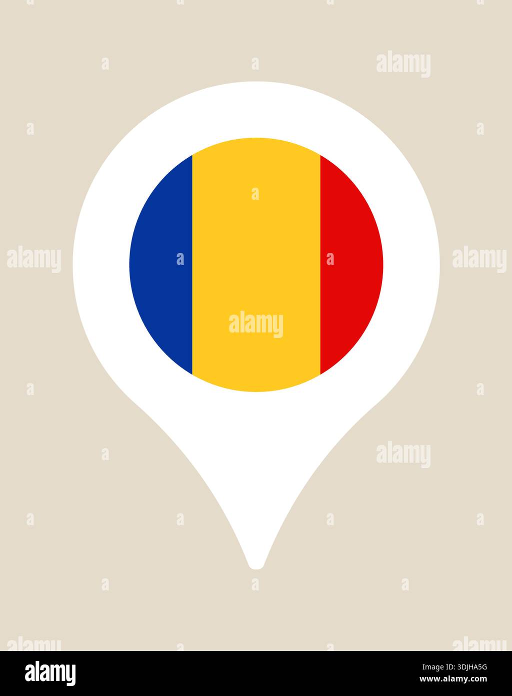 Romanian flag inside map hi-res stock photography and images - Alamy
