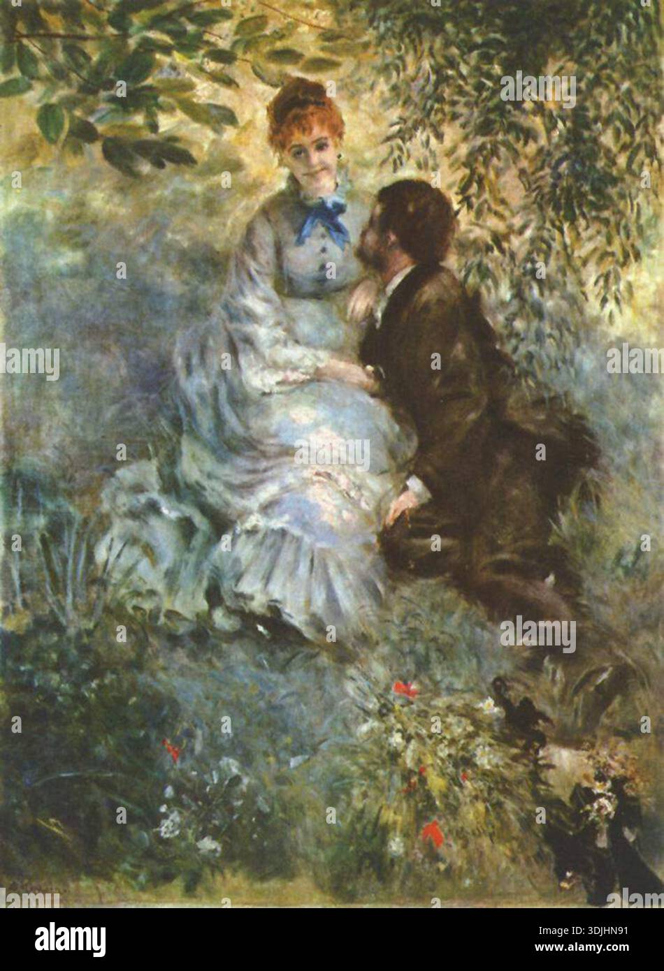 Painting lovers 19th century hi-res stock photography and images