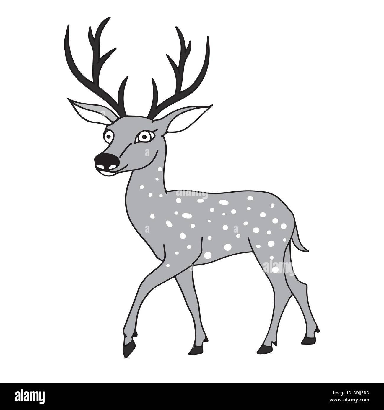 Spottedleaf Drawing Spotted Deer Drawing For Kids
