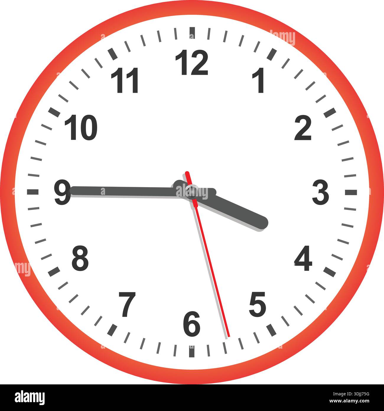 Collection of analog clock faces and clock hands in different styles on ...