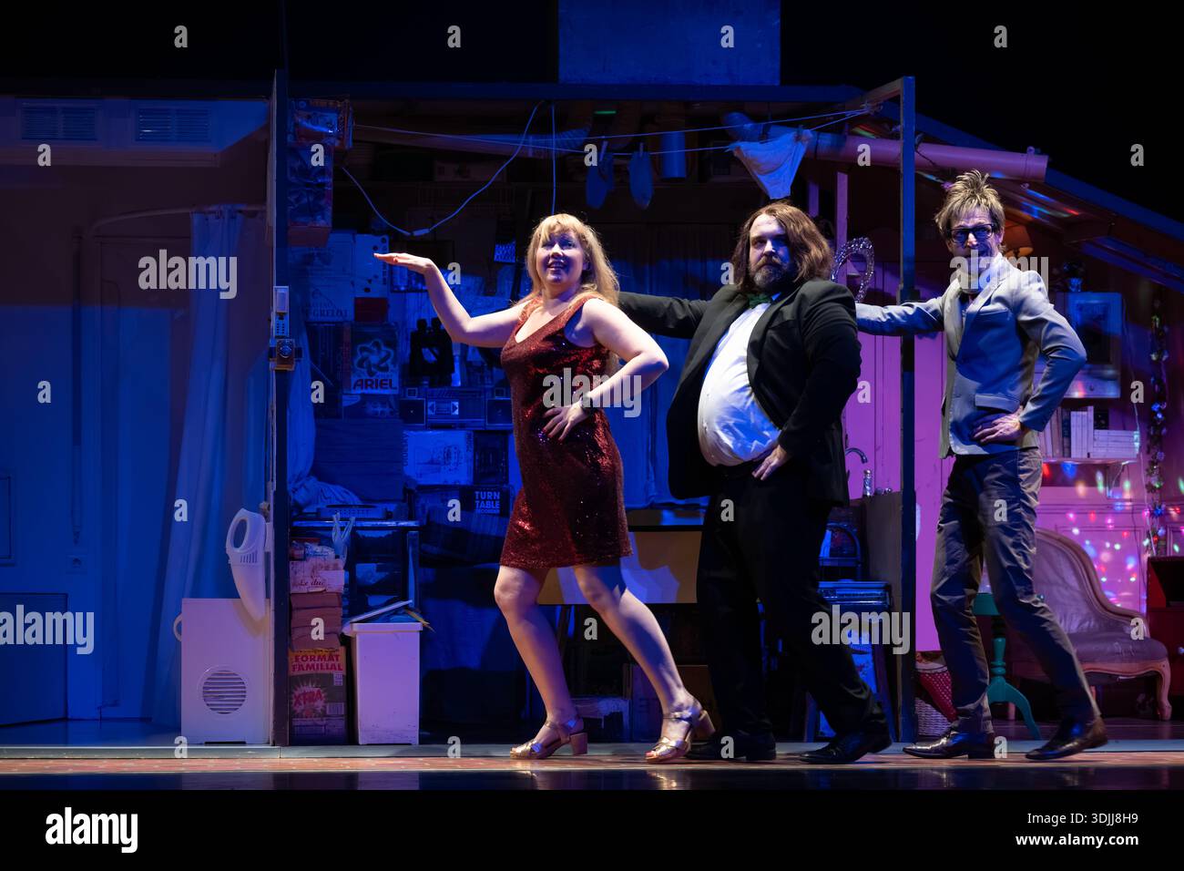 London, UK, 26th January 2026, Fish Bowl arrives at the Peacock Theatre ...
