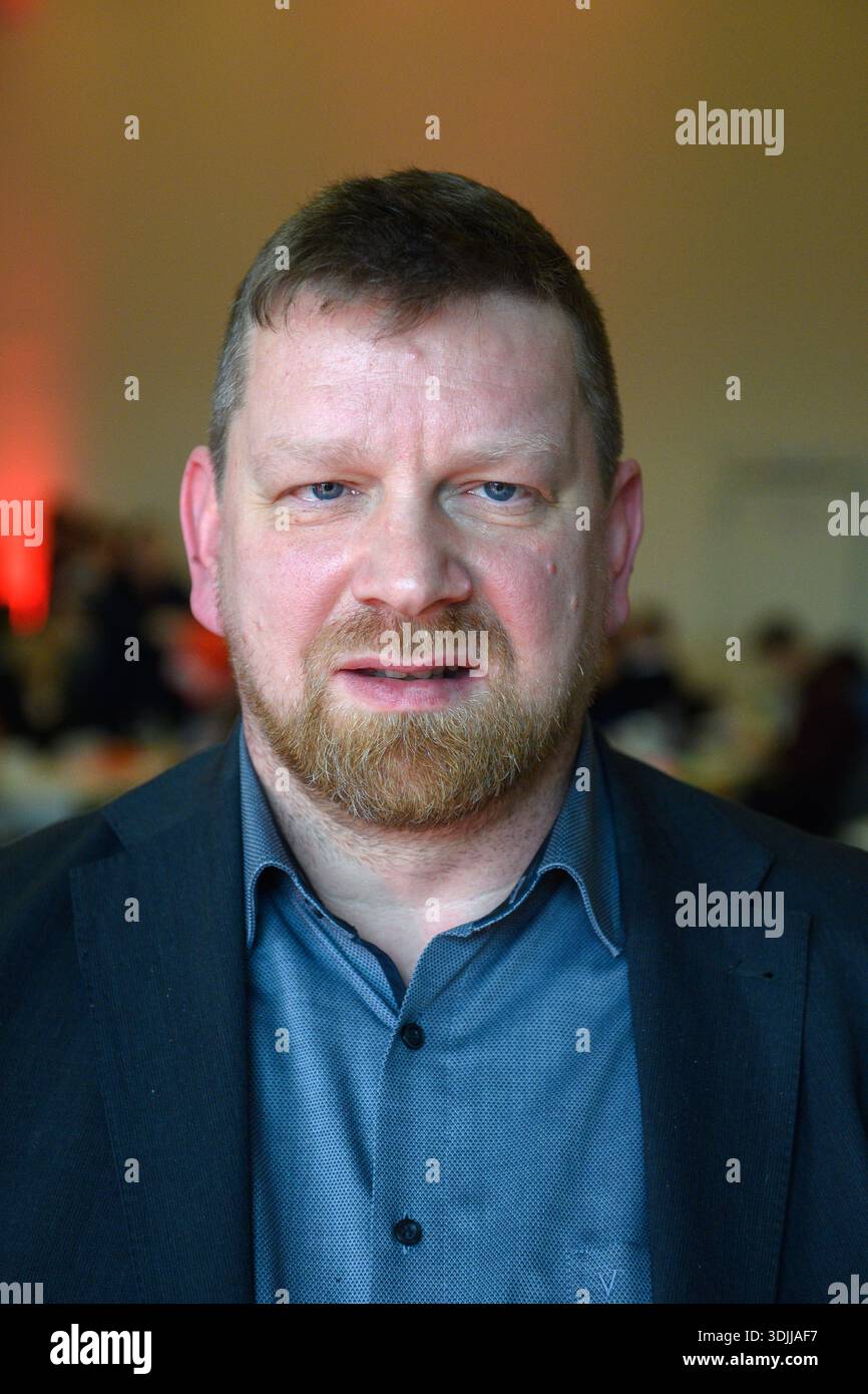 24 January 2026, Saxony-Anhalt, Burg: Daniel Kutsche at the SPD Saxony ...