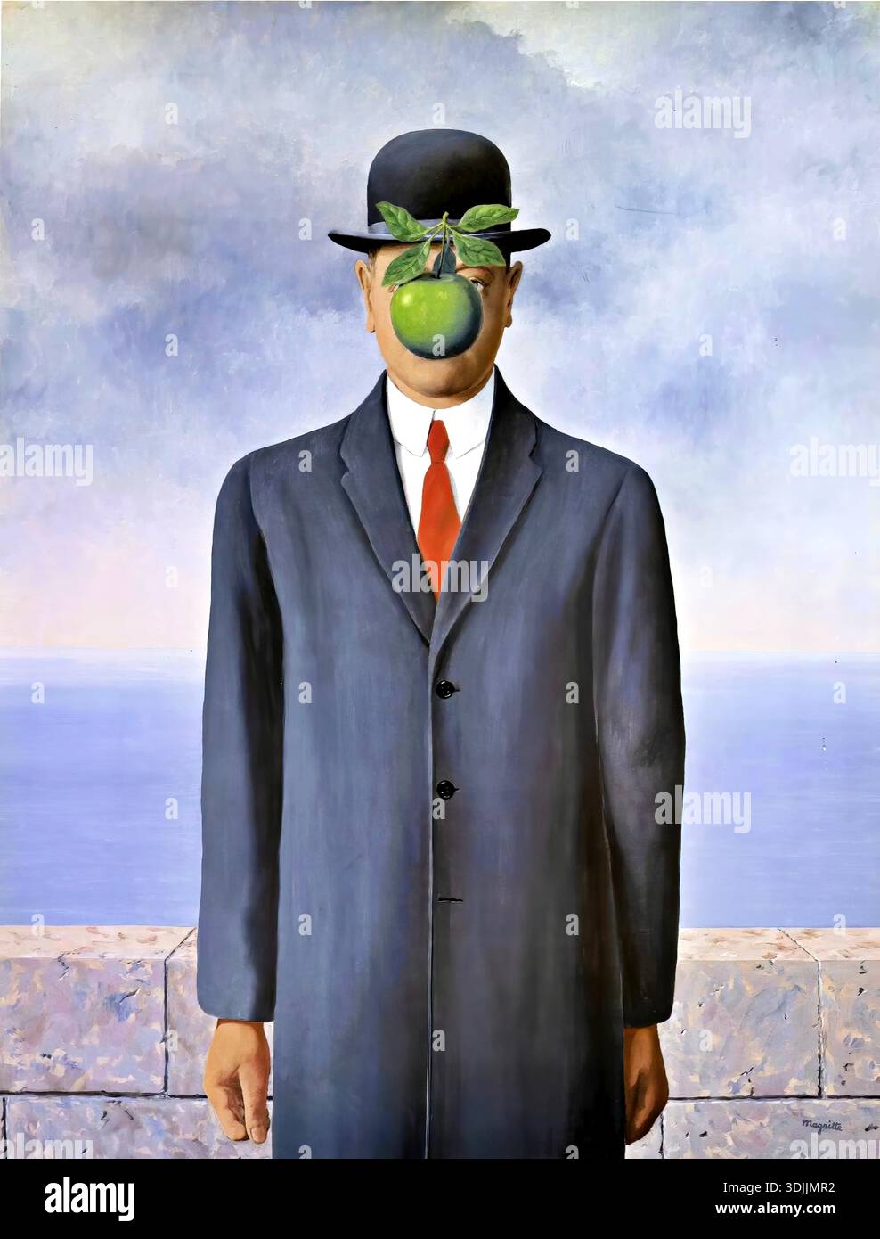 Surrealist painting magritte Stock Vector Images - Alamy