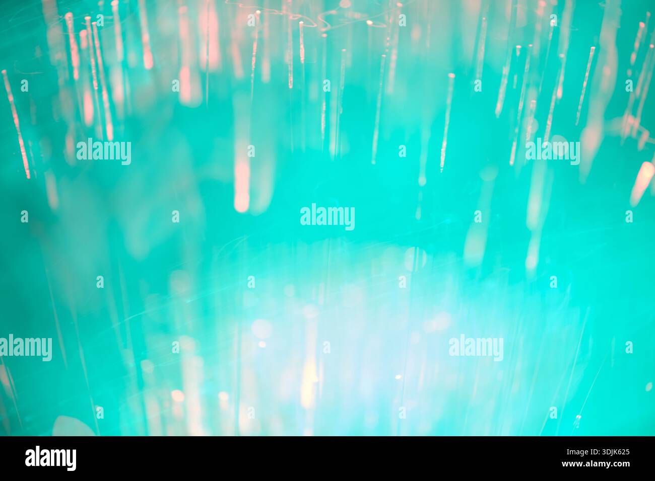 Abstract turquoise gradient background. Minimalist teal glowing surface Stock Photo