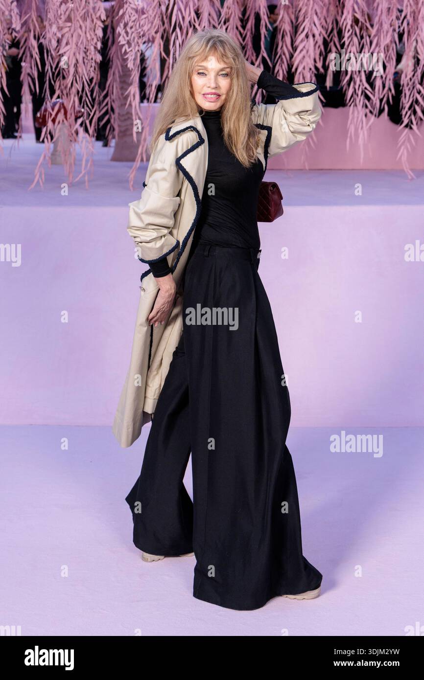 Arielle Dombasle Attends CHANEL Haute Couture Spring Summer 2026 Runway Arielle Dombasle Attends Chanel Haute Couture 2026 Runway During Paris Haute Couture Fashion Week On January 2026 Paris France 27012026 3DJM2YW