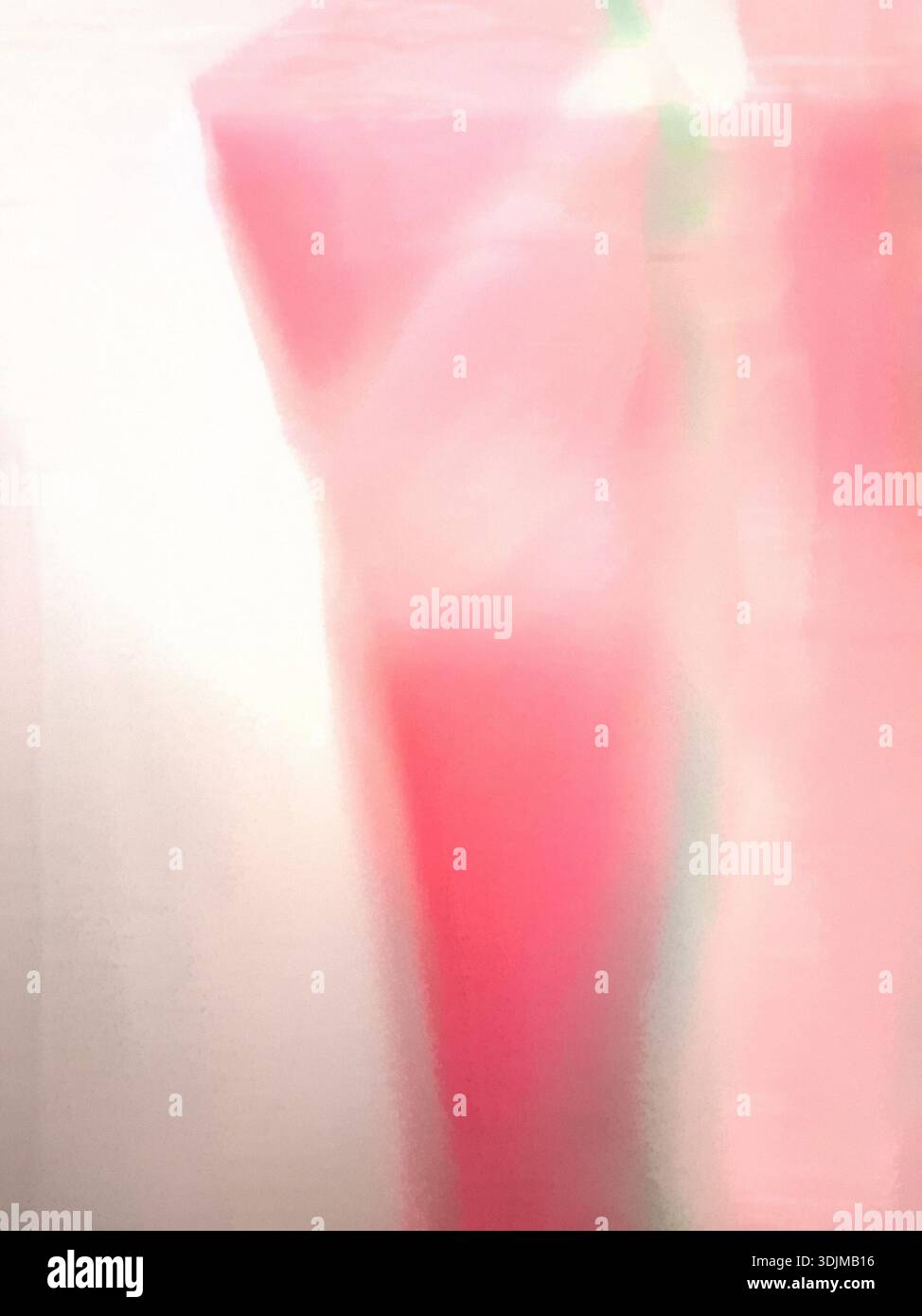 Simple bokeh background in pink pastel color Stock Photo