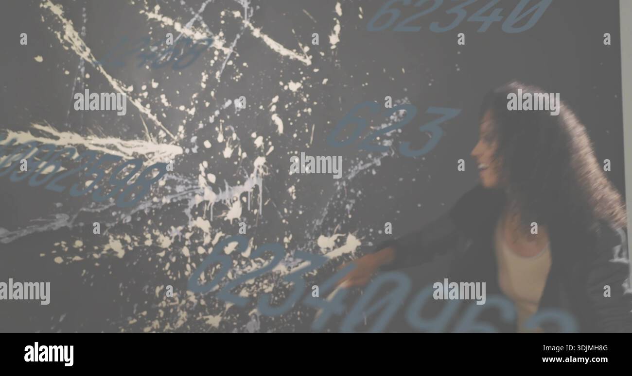 Blue paint splatter hi-res stock photography and images - Alamy