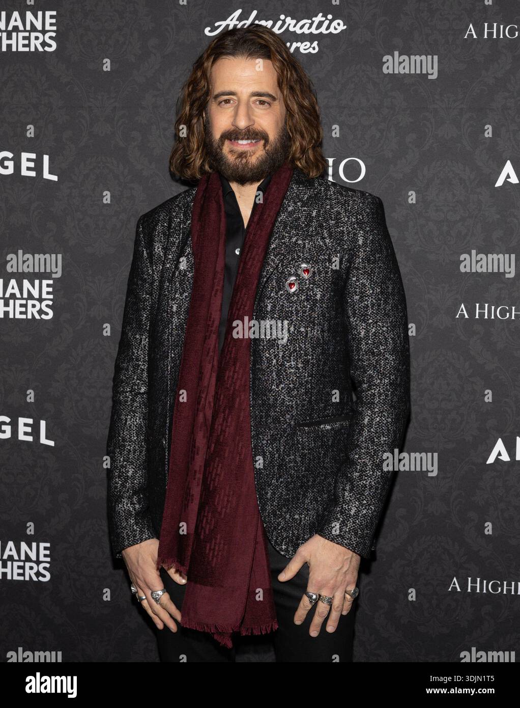 Jonathan Roumie attends the premiere of 