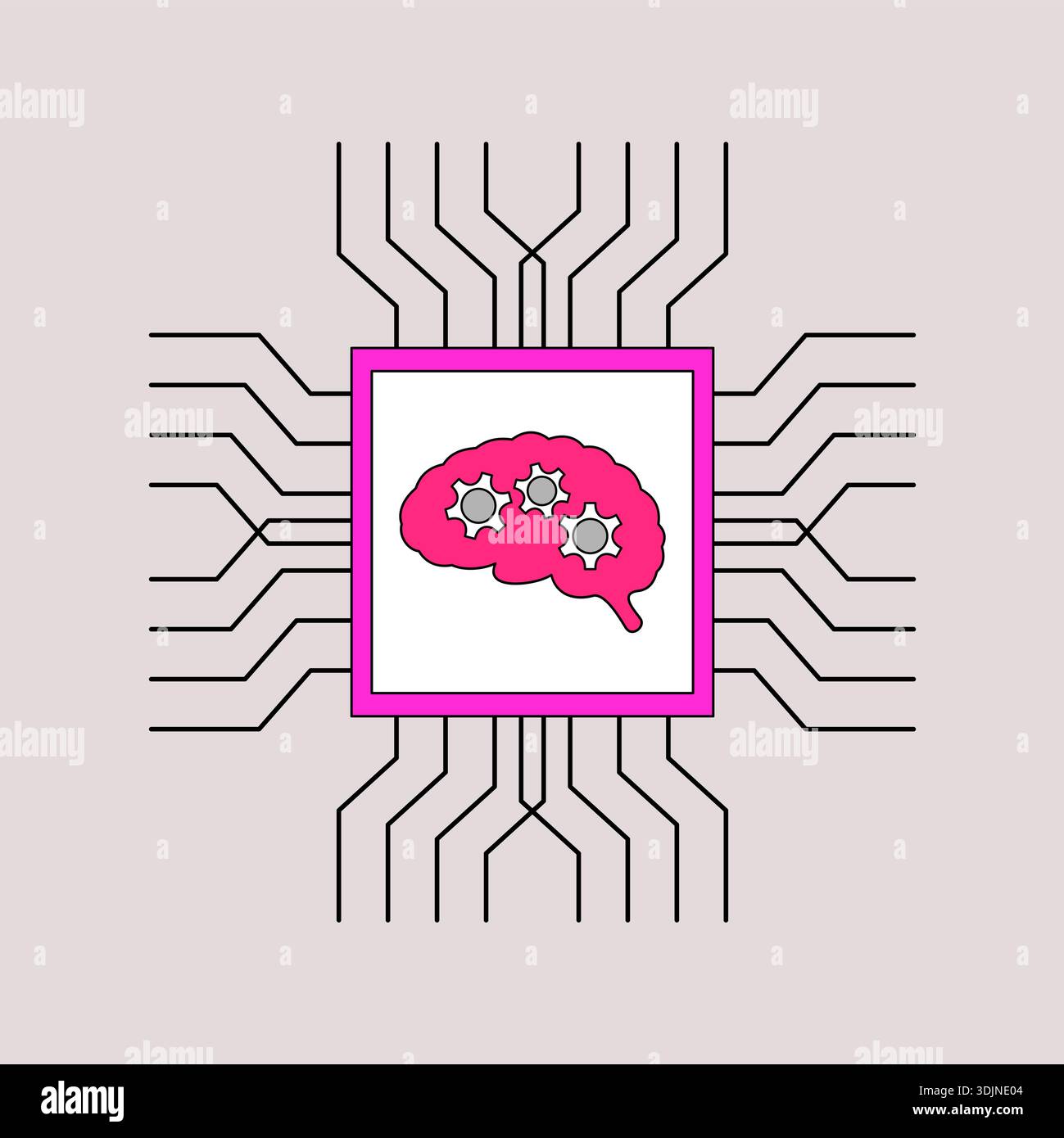 Wires computer Stock Vector Images - Alamy
