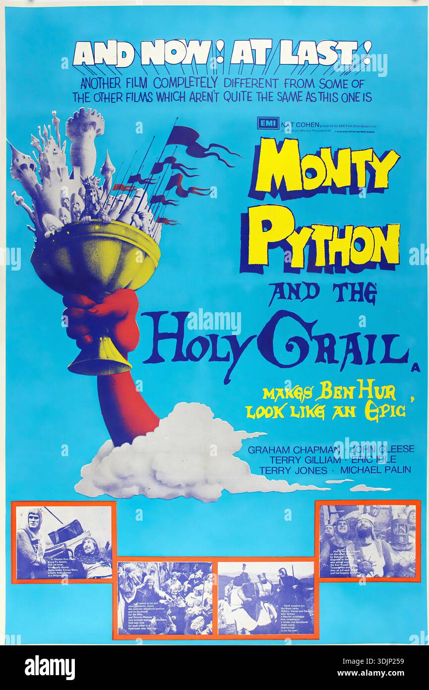 Monty python holy grail poster hi-res stock photography and images - Alamy