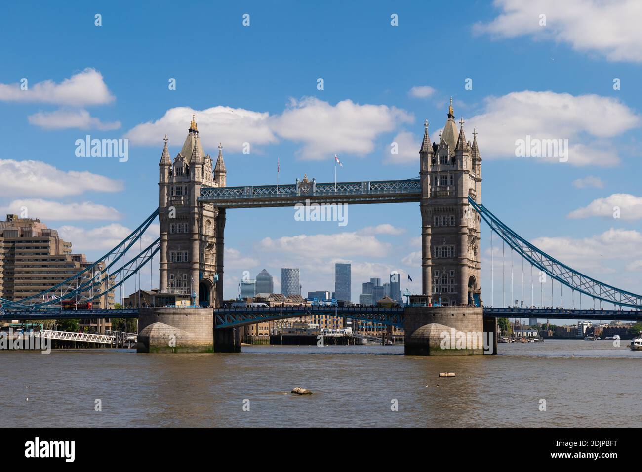London Bridge spanning the River Thames in London, England Stock Photo