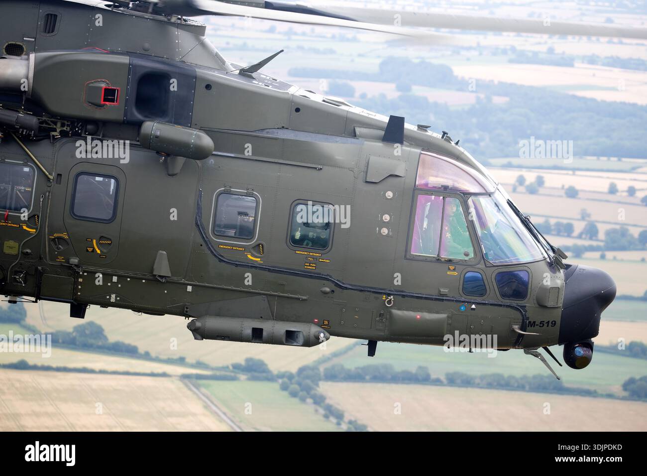 The Danish Air Force AW101 Merlin Joint Supporter is shown in ...