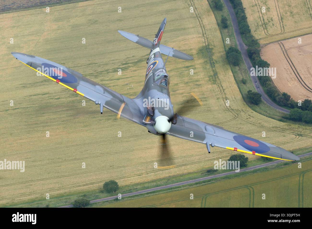 The Supermarine 349 Spitfire LF5C, a variant of the iconic British ...