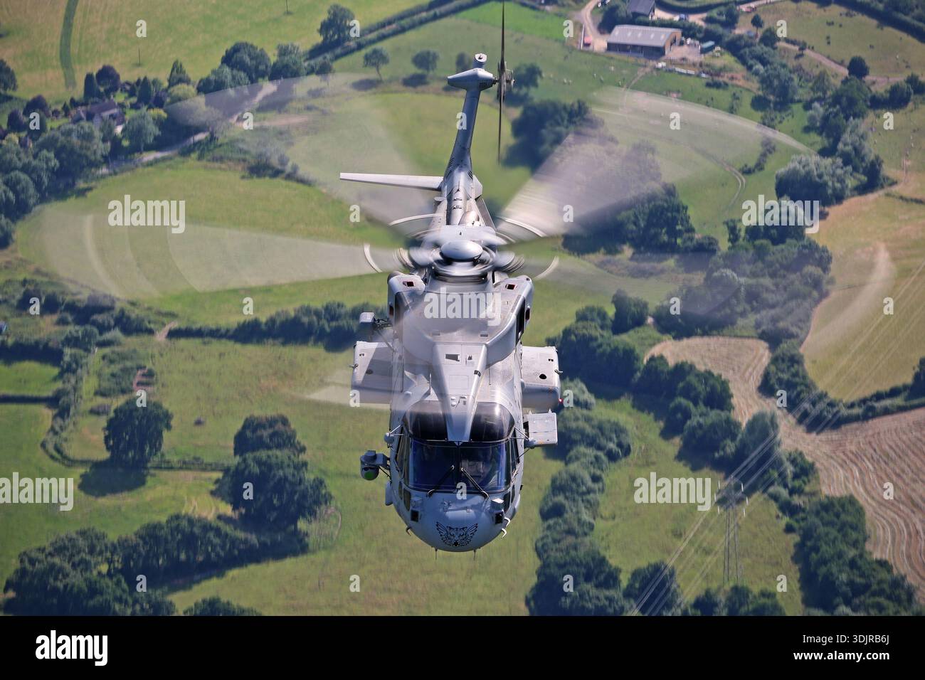 The Royal Navy EHI EH101-111 Merlin HM2, registration ZH857, serial ...