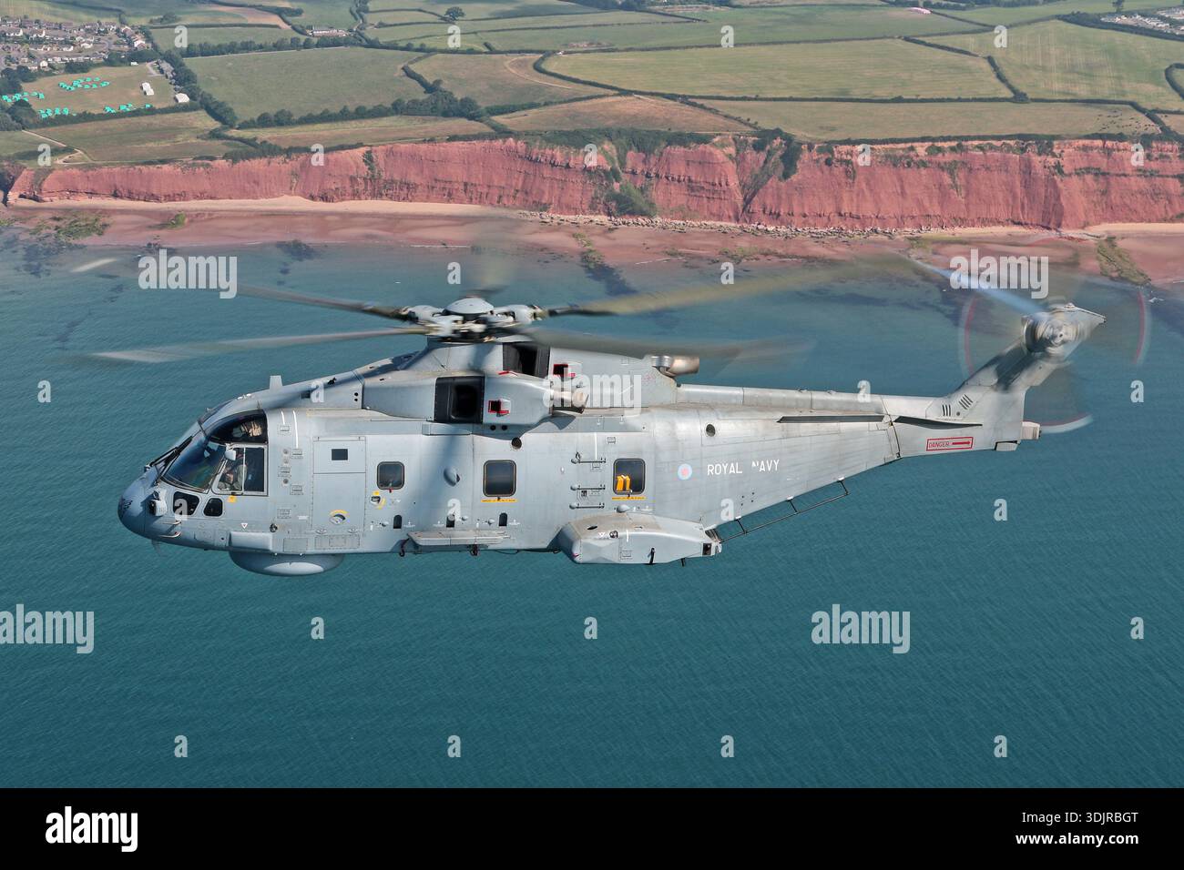 Royal Navy EHI EH101-111 Merlin HM2 helicopter, registration ZH857 ...