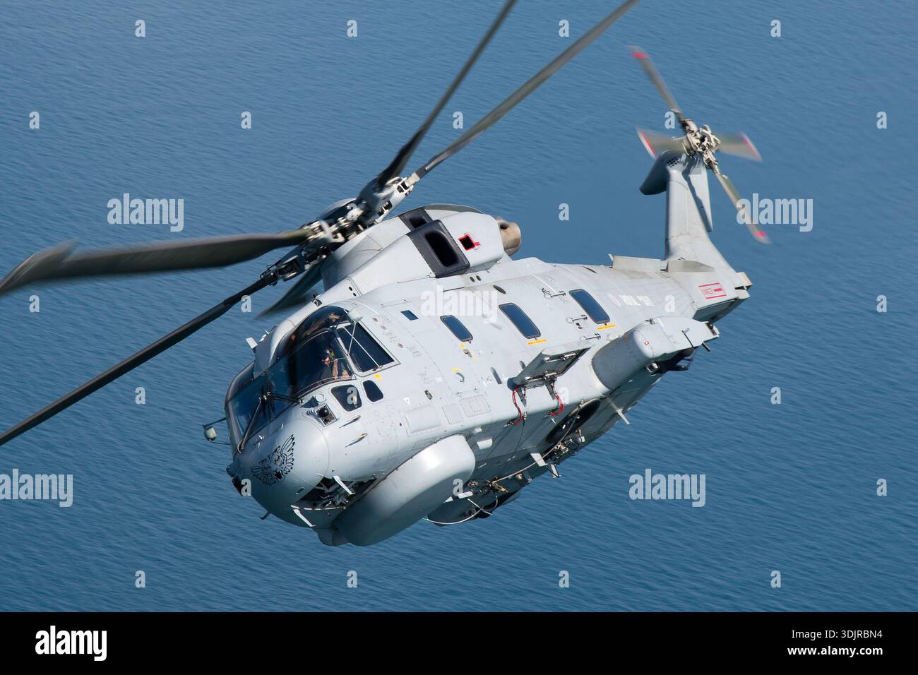 Fold Rotor A Royal Navy EHI EH101-111 Merlin HM2, ZH857, serial 50151, is shown in ...