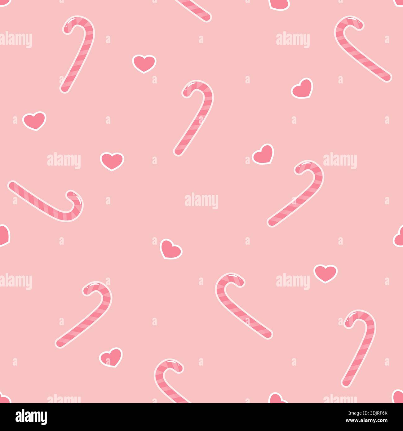 Pink hearts on stick Stock Vector Images - Alamy