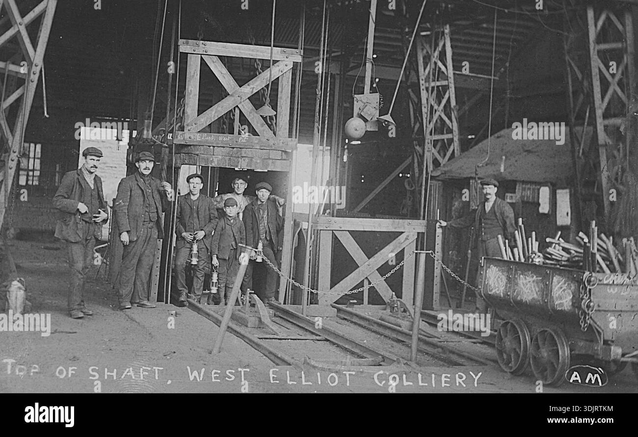 At the West Elliot Colliery, seven men, including several coal miners ...