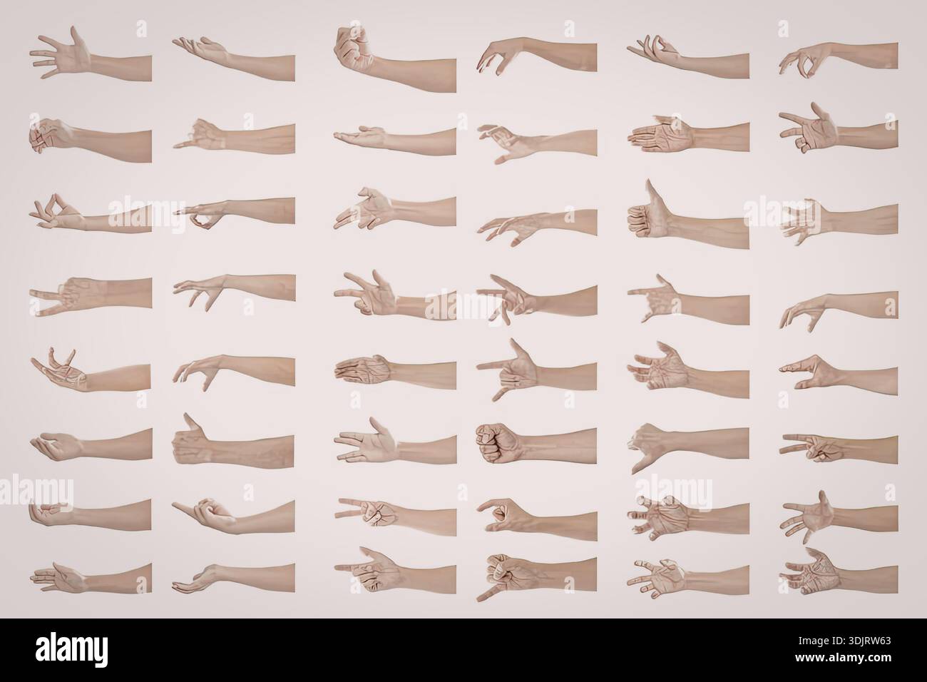 This image features a series of hand gestures shown in different ...