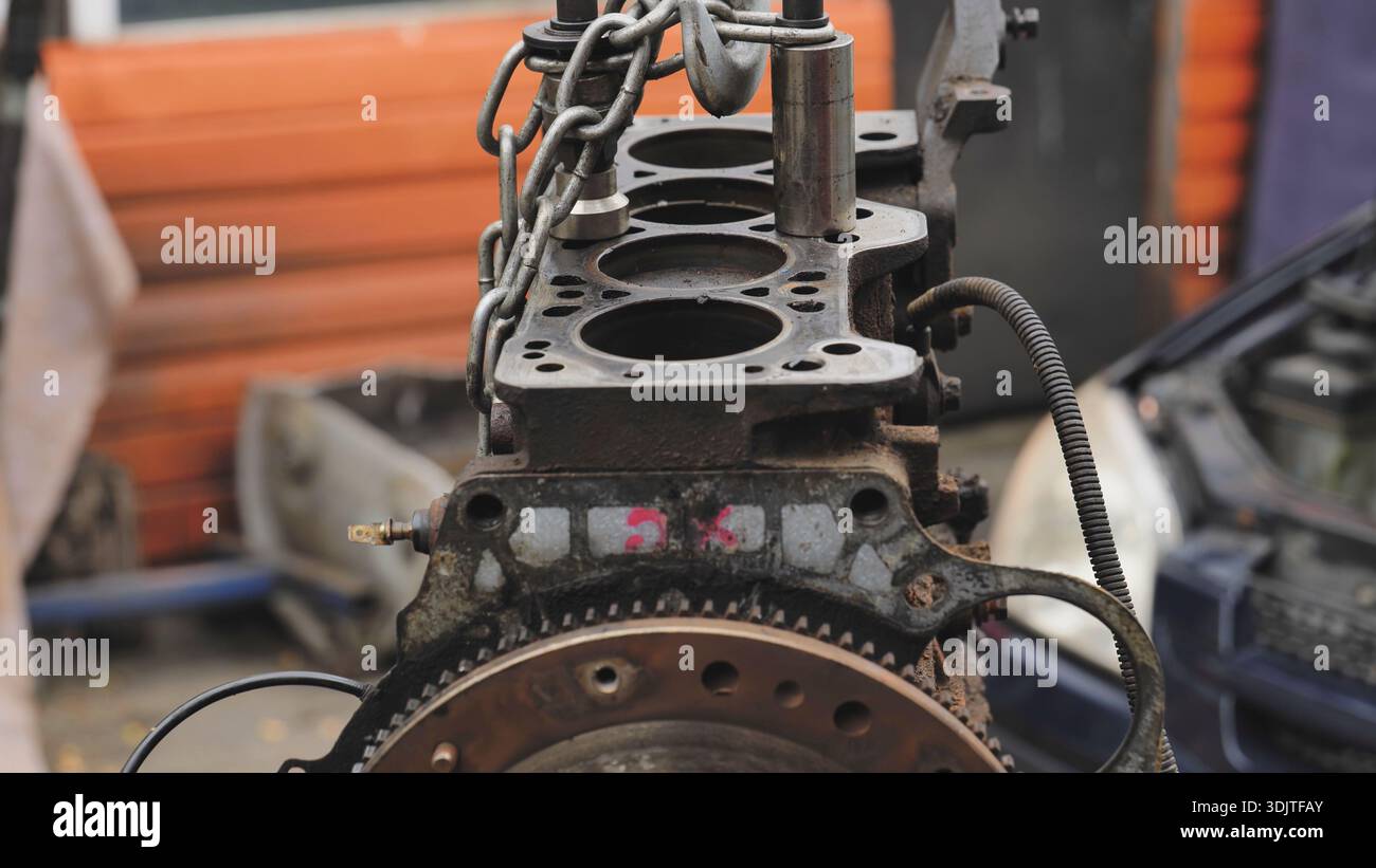 Engine disassembly process hi-res stock photography and images - Alamy