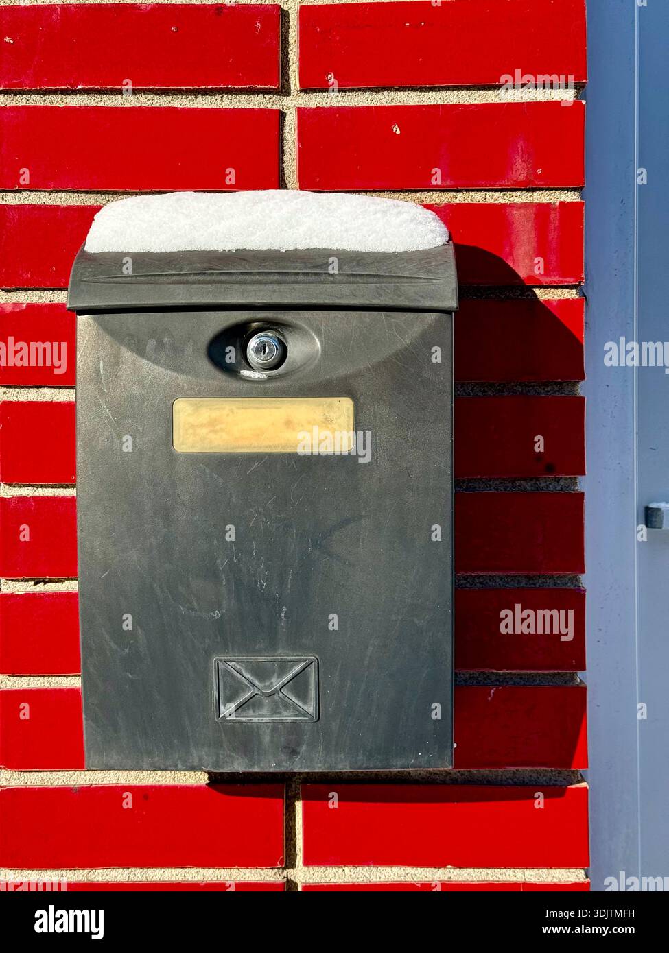 Mailbox winter Stock Photo