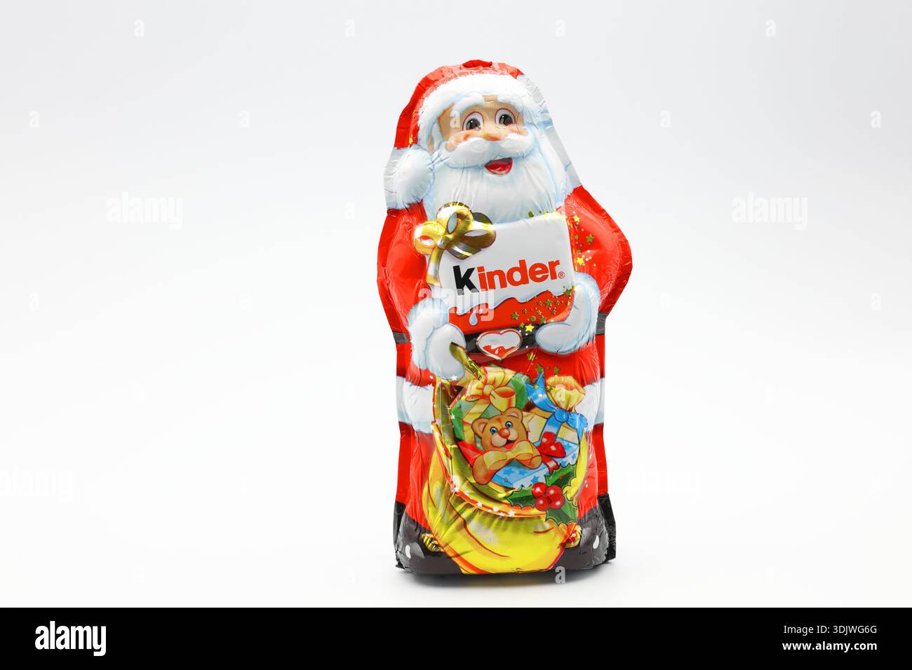 Père Noël En Chocolat Kinder Avec Surprise - 75g - Édition De Noël