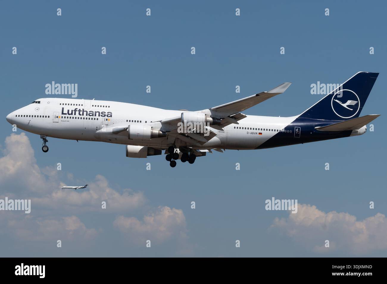 Lufthansa Boeing 747-400 D-ABVM wide-body passenger aircraft on
