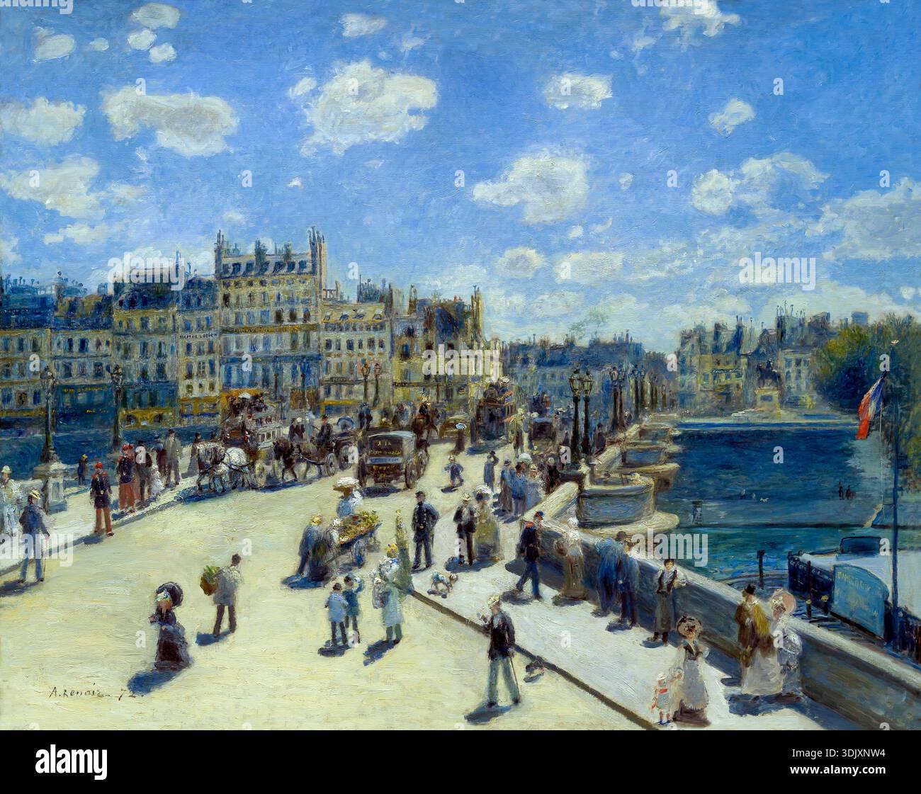 Pont neuf paris painting hi-res stock photography and images - Alamy