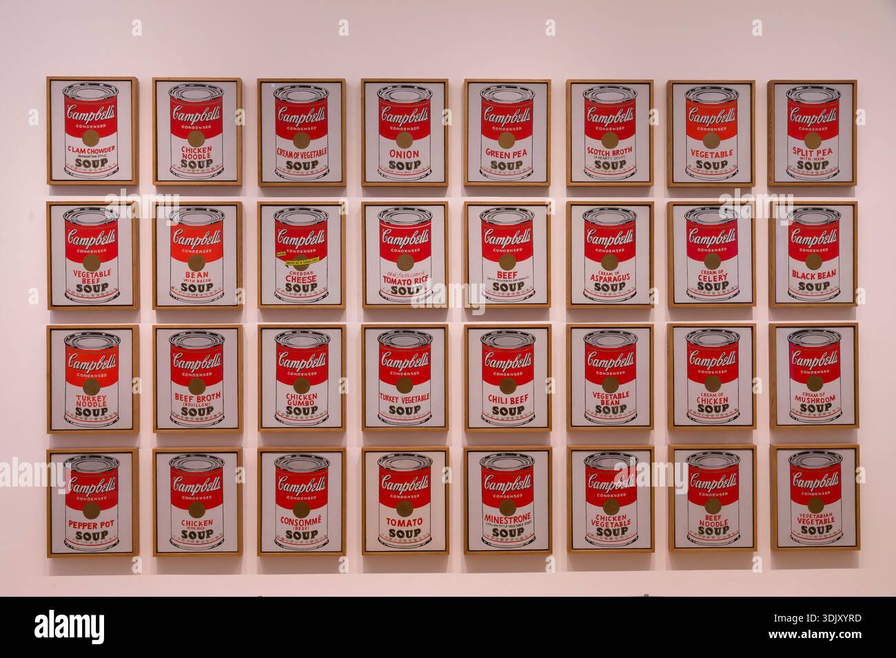 アンディウォーホル　ONE HUNDRED CANS 1962 100 Cans | Buffalo AKG Art Museum