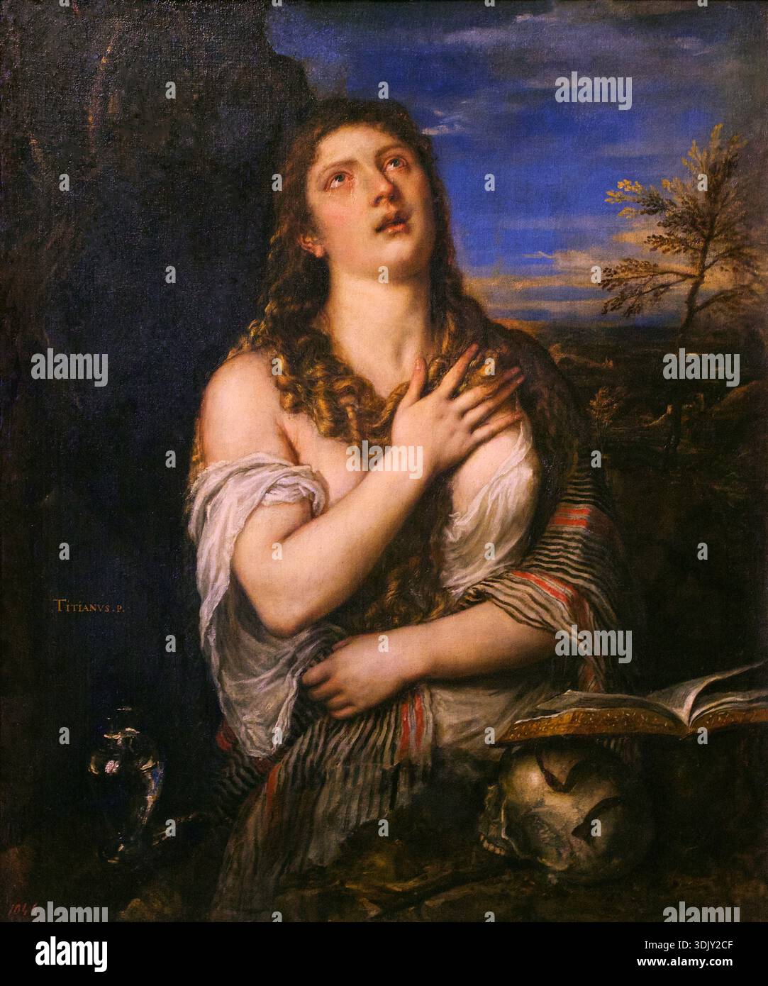Saint mary magdalene by titian hi-res stock photography and images