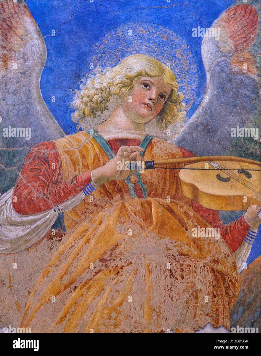 Music-Making Angel, by Melozzo da Forli, circa 1480 Stock Photo