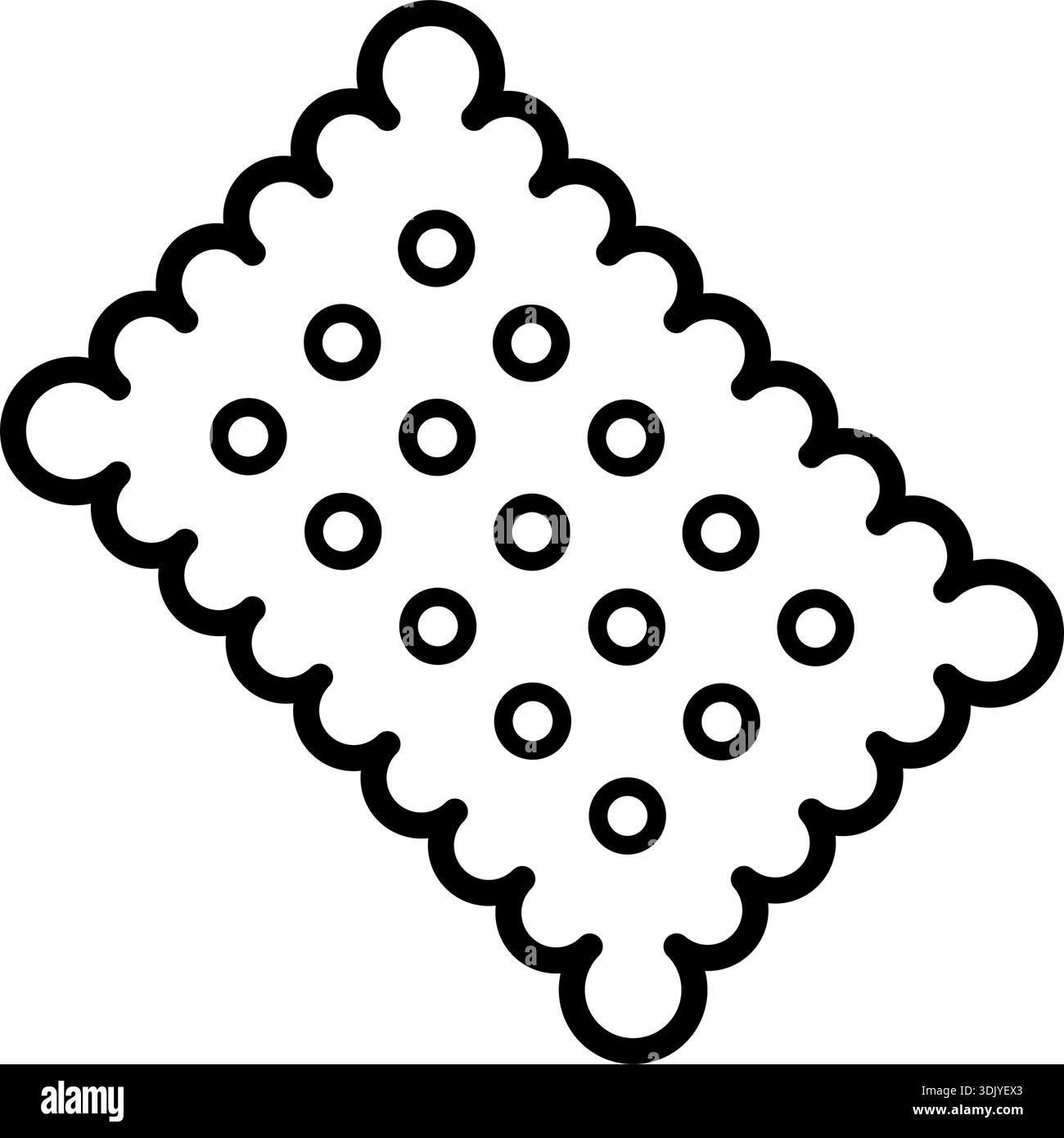 cracker biscuit icon vector design templates simple and modern Stock ...