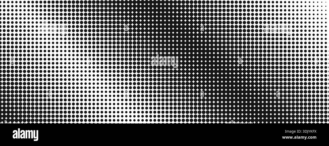 Background with diagonal halftone effect. Black and white polka dot ...