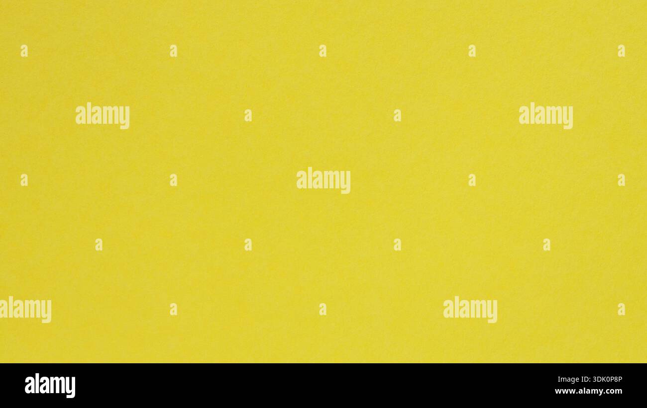 Bright Yellow Solid Color Background with Smooth Gradient Minimalist Design Copy Space Stock Photo