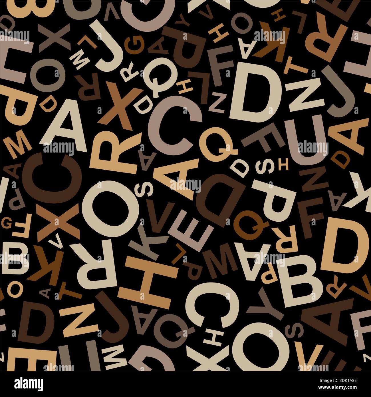 Creative and modern background with letters Stock Photo - Alamy