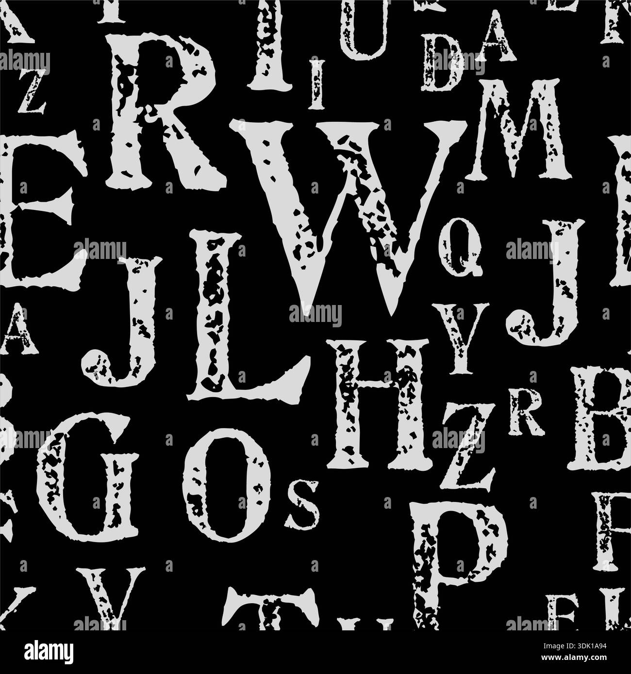 Creative and modern background with letters Stock Photo - Alamy