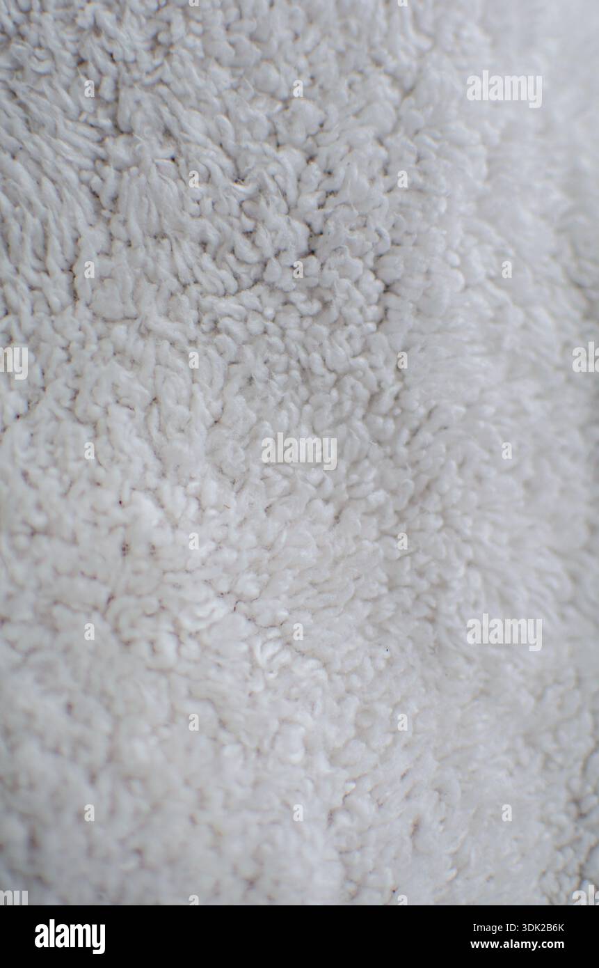 Soft White Fleece Fabric Texture Detail for Warmth and Comfort Stock ...