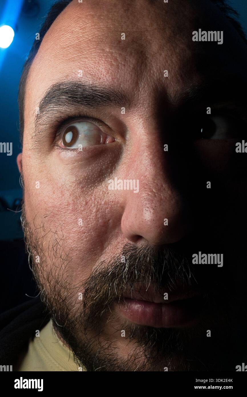 Scared man funny hi-res stock photography and images - Alamy