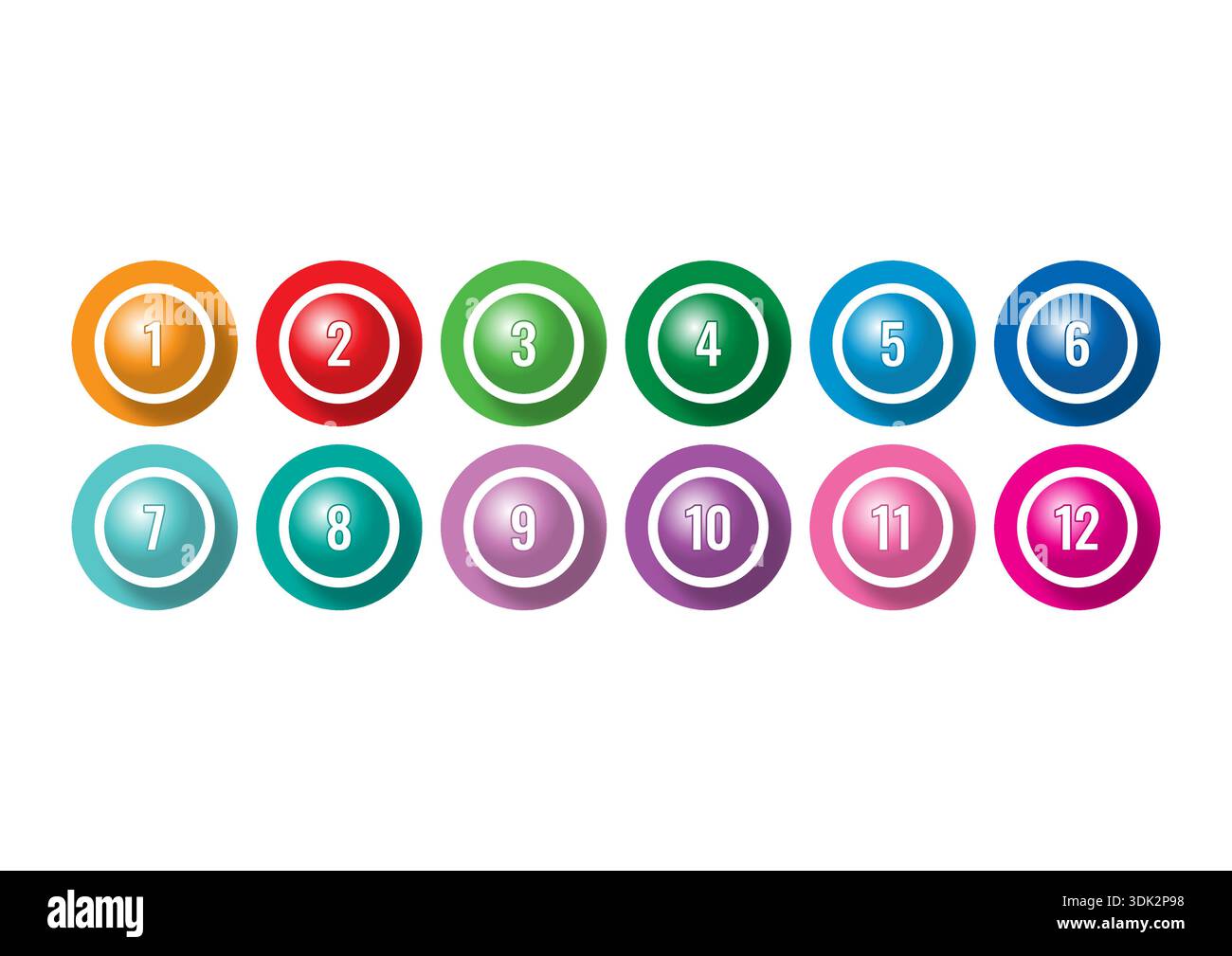 Number 12 twelve Stock Vector Images - Alamy
