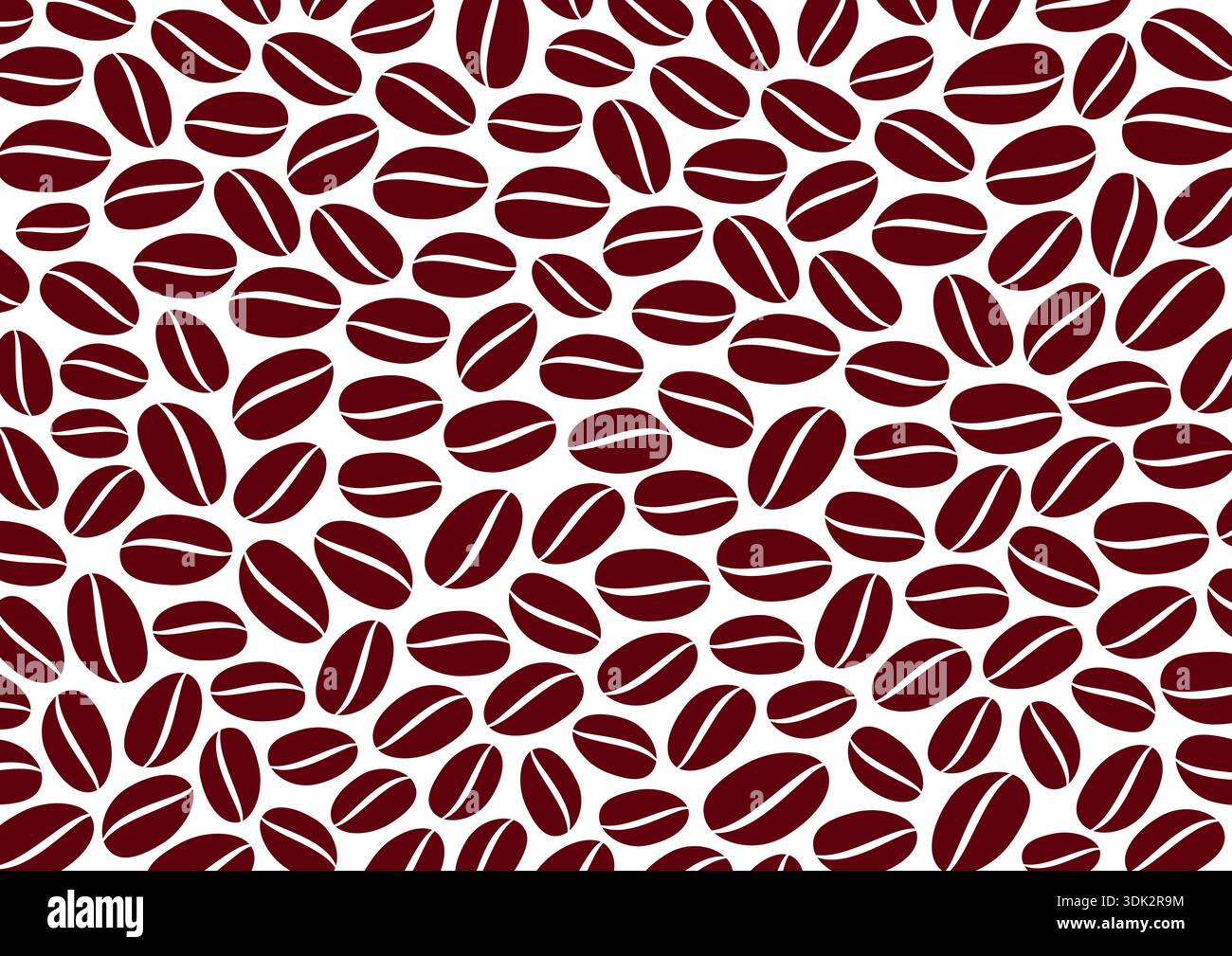 coffee beans background. coffee beans pattern Stock Vector