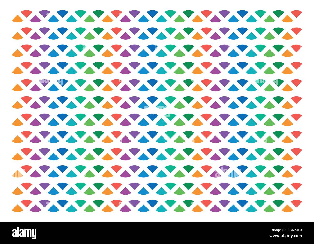 colorful triangles pattern on white background. colorful triangles background Stock Vector