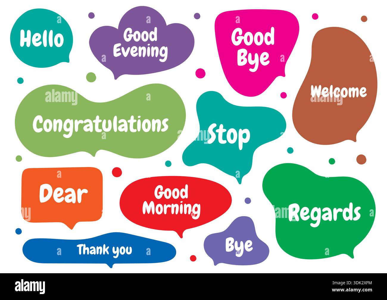 Bye bye Stock Vector Images - Alamy
