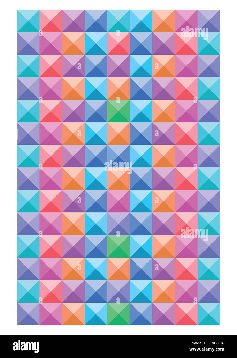 colorful squares background. geometric background Stock Vector