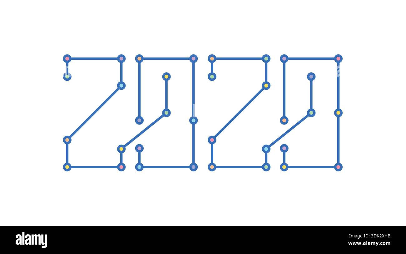 Seven segment display Stock Vector Images - Alamy