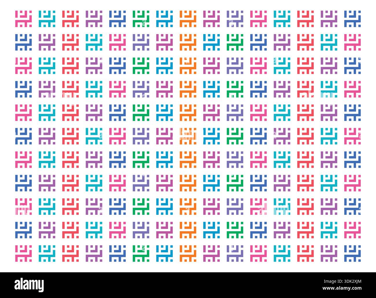 colorful geometric shape background Stock Vector