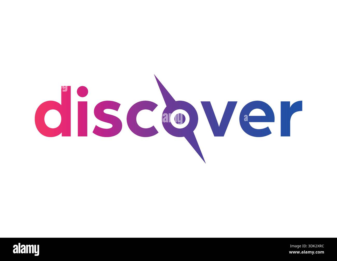 compass and discover logo. gradient discover concept. Stock Vector