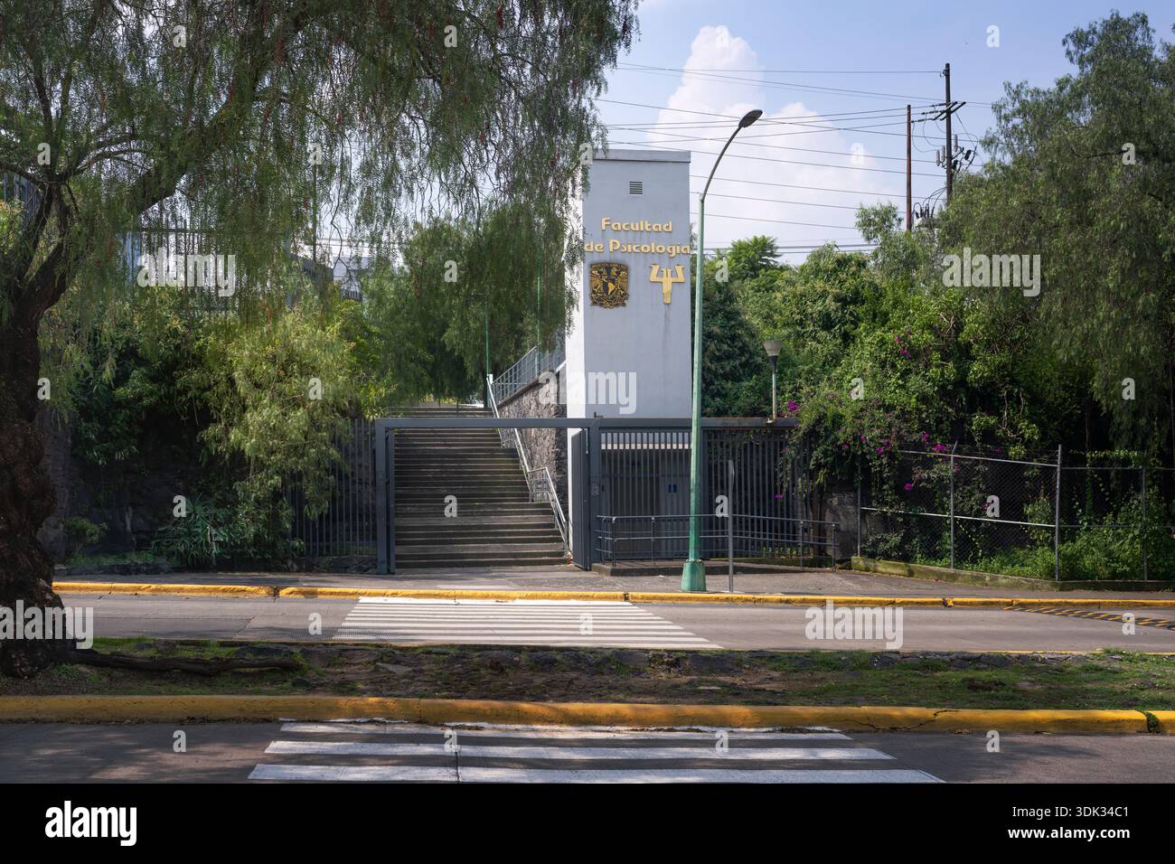 School of Psychology at National Autonomous University of Mexico main campus - UNAM - Mexico City, Mexico Stock Photo