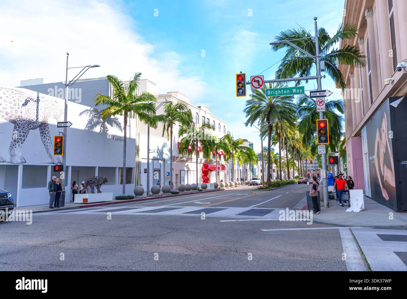 Beverly Hills, California - January 21, 2026: Iconic Rodeo Drive in ...