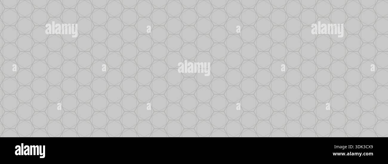 Soft Gray Seamless Hexagon Honeycomb Background Pattern Stock Vector